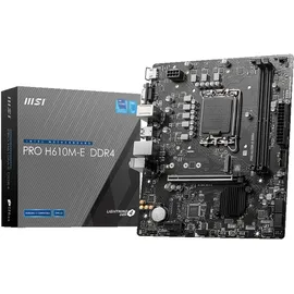 MSI PRO H610M-E DDR4 Micro-ATX Mainboard