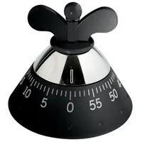 Alessi A09 B Küchentimer 10,5 cm schwarz