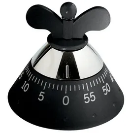 Alessi A09 B Küchentimer 10,5 cm schwarz