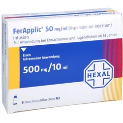 Ferapplic 50 Mg/ml Dispersion z.Injekt./ 5X10 ml