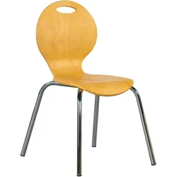 Stuhl IRON, Sitzschale Natur