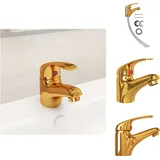 vidaXL Mischbatterie Golden 13x10 cm - Armaturen