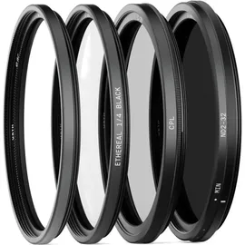 Urth Cinematic Filter Kit Plus+ (UV, CPL, ND32, Ethereal 1/4 Black Mist)