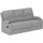 OTTO home 3-Sitzer OTTO HOME "Napori", grau (hellgrau), B:207cm H:105cm T:94cm, 100% Polyester, Sofas, Kinosofa mit 2 x Relaxfunktion und Getränkehalter