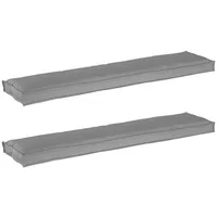 VidaXL Pallet Kissen Set 2 pcs Grau 180 x