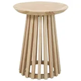 SIT Möbel SIT Beistelltisch, auch als Hocker verwendbar, Platte mit schweizer Kante beige