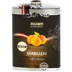 Dolomiti Flachmann Marillen Schnaps 0,2l