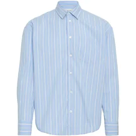 CASUAL FRIDAY Langarmhemd gestreift Blau S