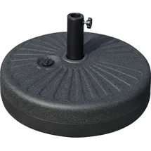 Outsunny Schirmständer 22 kg Kunststoff Schwarz
