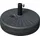 Outsunny Schirmständer 22 kg Kunststoff Schwarz