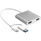 j5create USB-C to Dual HDMI - 20cm