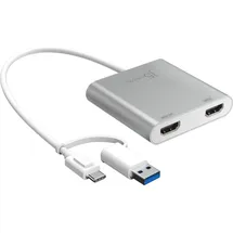 j5create USB-C to Dual HDMI - 20cm