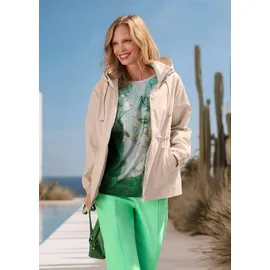 GOLDNER Freizeitjacke mit Kapuze in beige | Gr.: 54