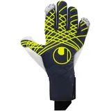 Uhlsport Fußball Torwarthandschuhe Prediction Flex HN 11, Marine/weiß/Fluo gelb