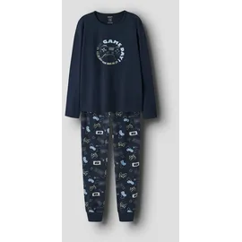 NAME IT NKMNIGHTSET Schlafanzug Blau 134-140
