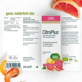 GSE CitroPlus Grapefruitkernextrakt Tropfen 20 ml