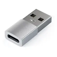 Satechi USB-A 3.0 [Stecker] auf USB-C 3.0 [Buchse] Adapter, silver (ST-TAUCS)