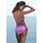 LASCANA Badeanzug Omara Lila 38 Cup C/D