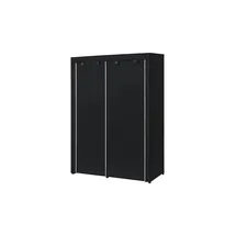 Songmics Stoffschrank 140 x 174 x 43 cm Schwarz
