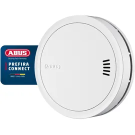 ABUS Prefira Connect Weiß inkl. Klebemontage 1