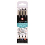 Sakura Fineliner Pigma Micron PN, 3er Office-Set