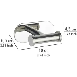 Wenko Wandhaken Duo Orea Shine Silber