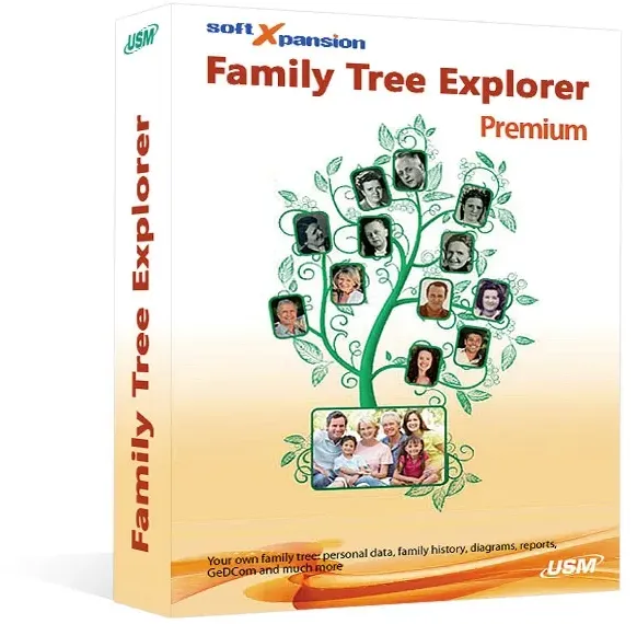 Family Tree Explorer Premium, EN, FR