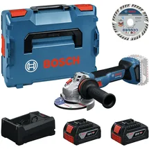 Bosch GWS 18V-11 S inkl. 2 x 5,0 Ah + L-BOXX