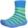 Playshoes Jungen Socke Streifen Aqua Schuhe, Grün (blau/grün 791), 30/31 EU, 174802