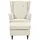 ed exciting design Hocker Oskar Polyester 63 x 43 x 42 cm Beige