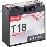 Accurat Traction T18 LFP 12V Lithium Batterie 18Ah LiFePO4