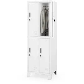 Jan Nowak Bartek Arbeitsschutzschrank 172 x 56 x 45 cm Weiß