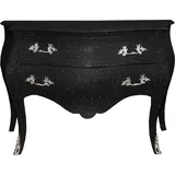 Casa Padrino Barock Kommode 120 cm Schwarz
