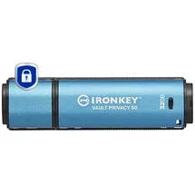 Kingston IronKey Vault Privacy 50 Verschlüsselter USB-Stick Metall USB 3.2