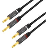 Logilink Audio-Kabel, 2x2 Bananenstecker CA1211