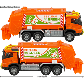 Majorette Volvo Müllauto mit Müllbehälter (213743000)