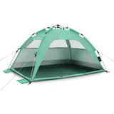 Qeedo Strandmuschel Pop Up Quick Palm Strand, Bahamamint Schnellaufbau (UV80) qeedo aquamaringrün No Size