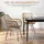 Homcom Esszimmerstuhl Rattan braun 2er Set