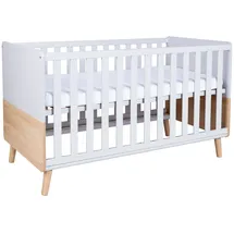 Arthur Berndt Babybett 70 x 140 cm Lovis / 4-fach Höhenverstellbar mit Massivholzgittern
