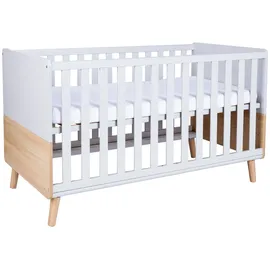 Arthur Berndt Babybett 70 x 140 cm Lovis / 4-fach Höhenverstellbar mit Massivholzgittern