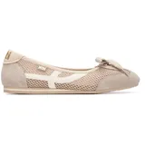 Xti - Ballerinas Damen Beige - Bequeme und vielseitige Schuhe - Casual Mode - Modell 14522614 (Größe 37) Wohnung, Keine, Lässig, Stoff