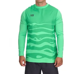 Outfitter OCEAN FABRICS Tahi Herren Torwart-Trikot Feuchtigkeitsregulierend und Schnelltrocknend Langarm-Shirt Fußball Longsleeve OUT-M-1033-OTW-25 Grün - XS