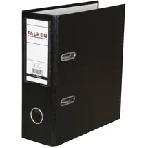 Falken Ordner PP A5 hoch 80 mm Schwarz