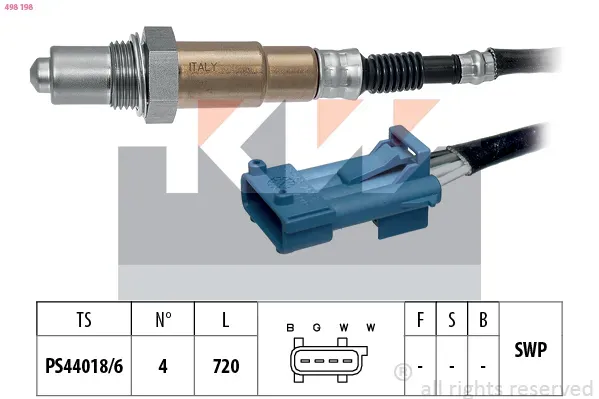 KW Lambdasonde 498198 für BMW