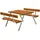 Plus Garten-Essgruppe Alpha Kombimöbel mit 2 Rückenlehnen, (1-tlg), 118x185x76/45 cm weiß