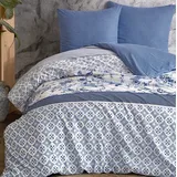 one-home One Home Bettwäsche Retro Paisley, Renforcé, 3 teilig, Baumwolle, Blumen gestreift, Doppelbett