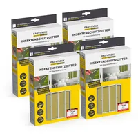 EasyMaxx Moskitonetz mit Magnetbefestigung | 150 x 130 cm