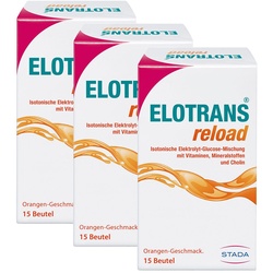 Elotrans® reload – Veganes Trinkpulver – nach anstrengenden Aktivitäten oder bei Erschöpfung, Isotonische Elektrolyt-Glucose-Mischung