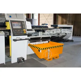 Bauer Kippbehälter Stahl 0,15 m3 orange