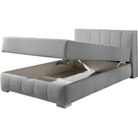 Home Affaire Boxbett HOME AFFAIRE "Chelles", grau, B:147cm L:225cm, Komplettbetten, inkl. Topper und Bettkasten
